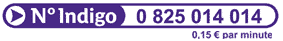 N� indigo 0 825 014 014
